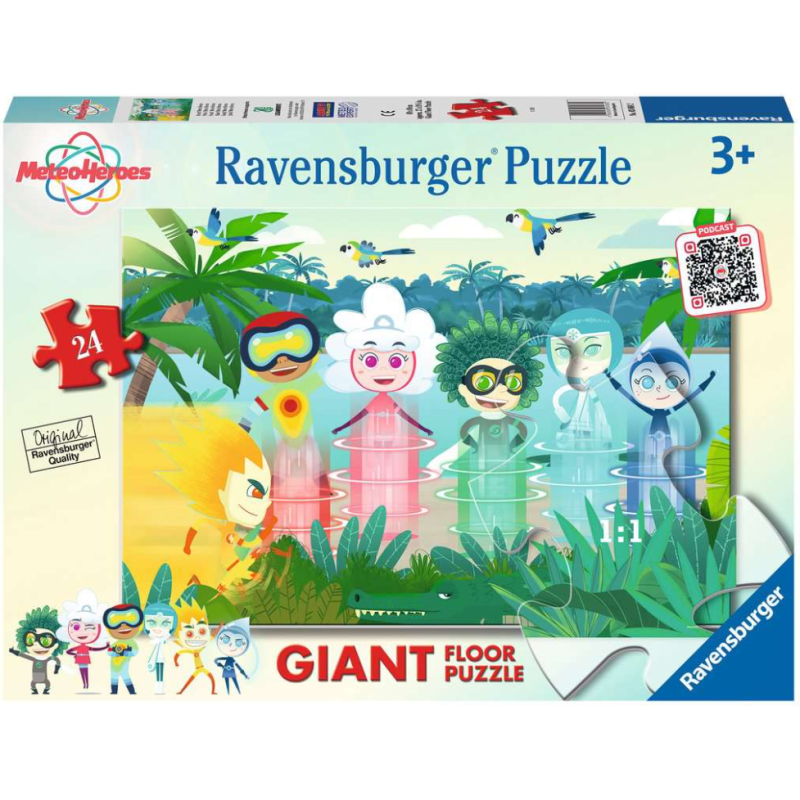 Puzzle Gigante Tmeteo Heroes De Ravensburger