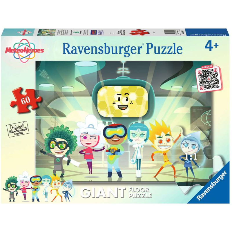 Puzzle Gigante Tmeteo Heroes 60 Pzs De Ravensburger