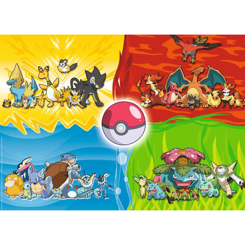 Puzzle Pokemon Typen