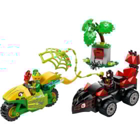LEGO Spidey Spin y Electro Duelo de Vehículos Dinosaurio 2