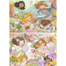 Puzzle Hadas 2x12 Pzs De Ravensburger 2