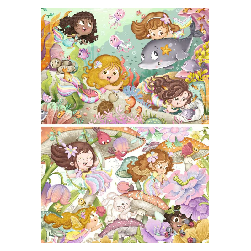 Puzzle Hadas 2x12 Pzs