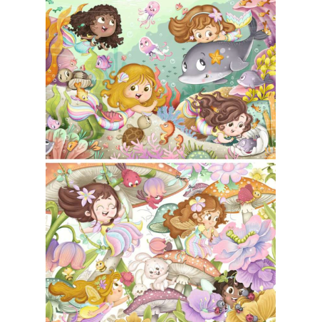Puzzle Hadas 2x12 Pzs