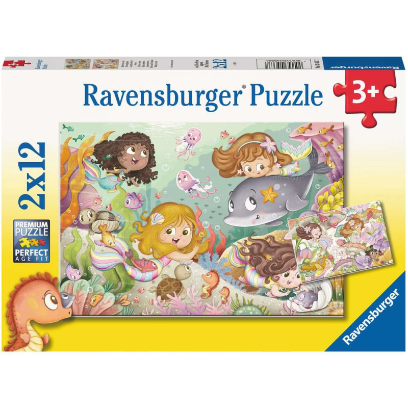 Puzzle Hadas 2x12 Pzs De Ravensburger
