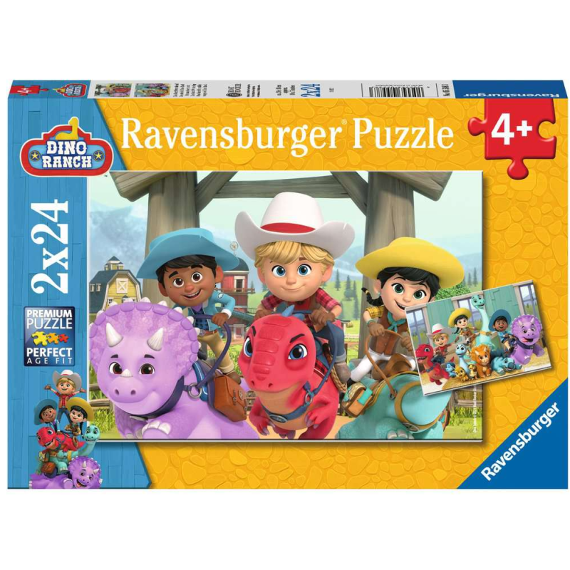 Puzzle Dino Ranch 2x24 Pzs De Ravensburger