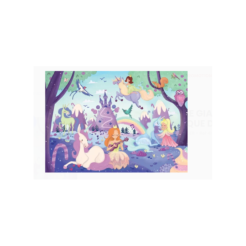 Puzzle Gigante 24 Pzs Unicornios