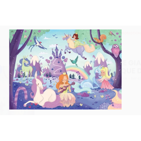 Puzzle Gigante 24 Pzs Unicornios