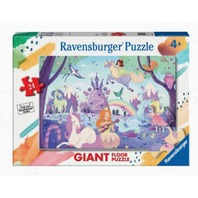 Puzzle Gigante 24 Pzs Unicornios De Ravensburger