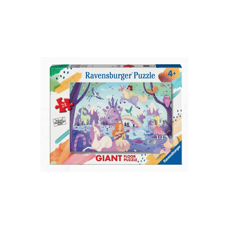 Puzzle Gigante 24 Pzs Unicornios De Ravensburger
