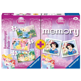 Puzzle Princesas Disney Y Memory De Ravensburger