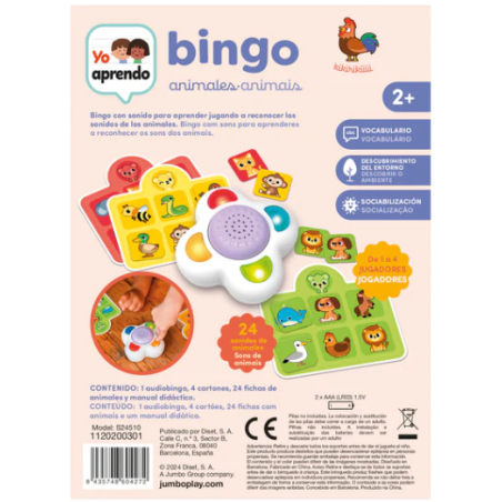 Yo Aprendo Bingo Zoo