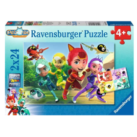 Puzzle Petronix Defenders 2x24 Pzs De Ravensburger