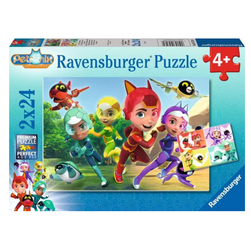 Puzzle Petronix Defenders 2x24 Pzs De Ravensburger