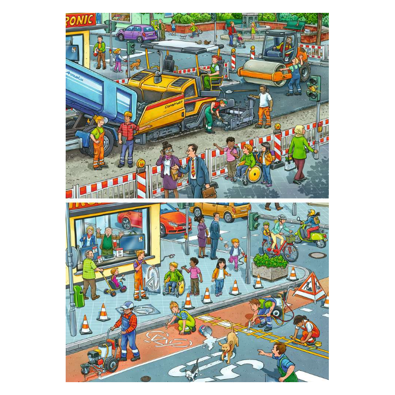 Puzzle Trabajo En Proceso 2x12 Pzs