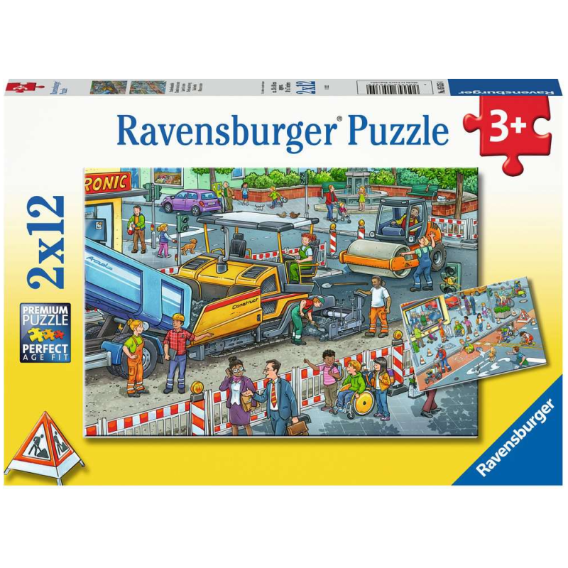 Puzzle Trabajo En Proceso 2x12 Pzs De Ravenburger