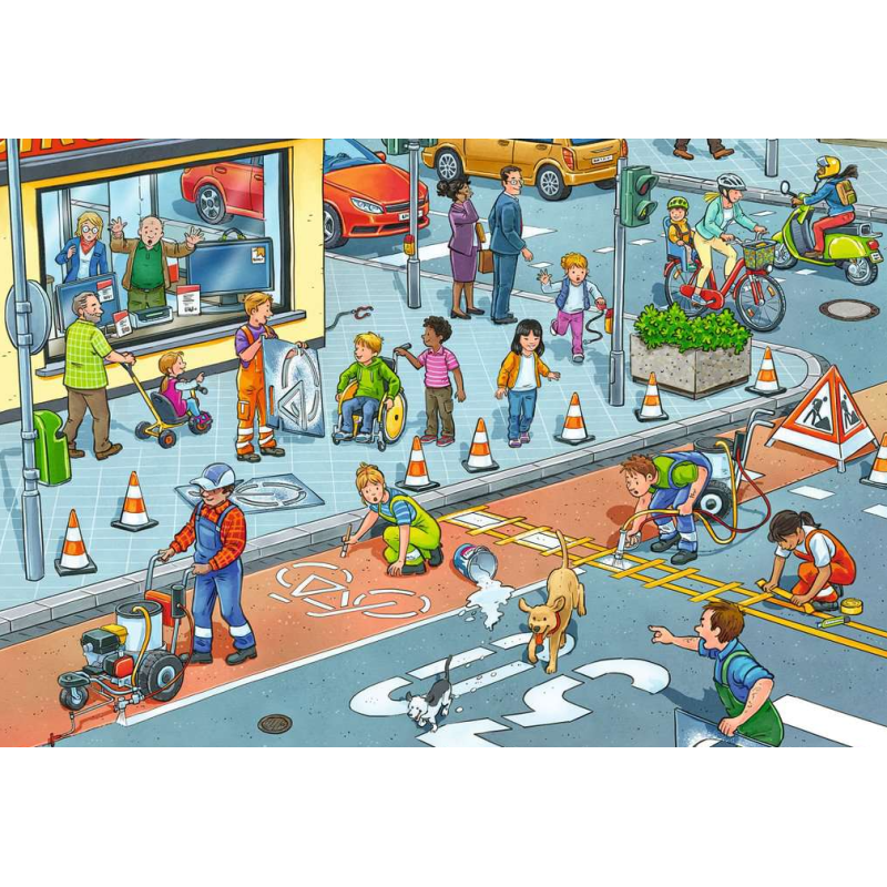 Puzzle Trabajo En Proceso 2x12 Pzs