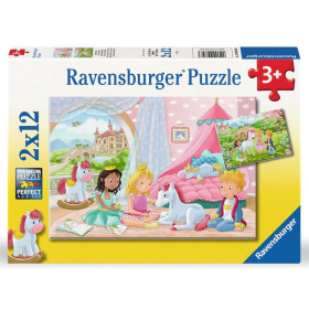 Puzzle Amistad Encantadora 2x12 Pzs De Ravenburger