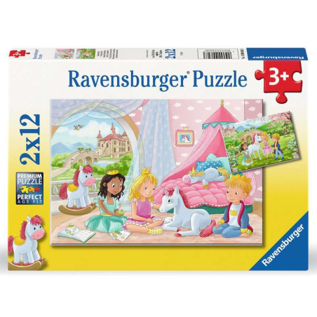 Puzzle Amistad Encantadora 2x12 Pzs De Ravenburger