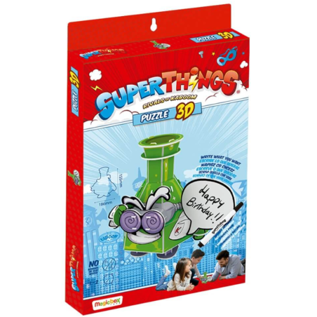 Puzzle 3D Superthings Profesor K