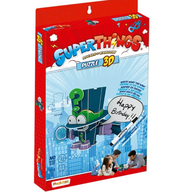 Puzzle 3d Superthings Enigma De Superthings