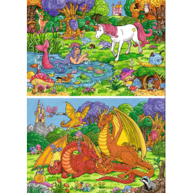 Puzzle Bosque Mágico 2x24 Pzs De Ravensburger 2