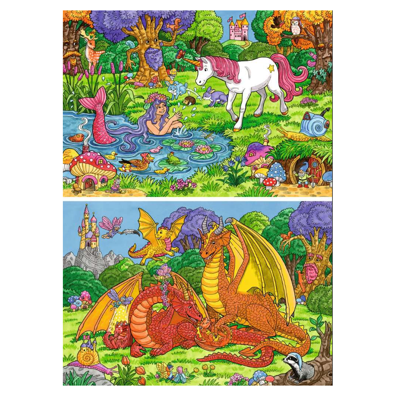 Puzzle Bosque Mágico 2x24 Pzs