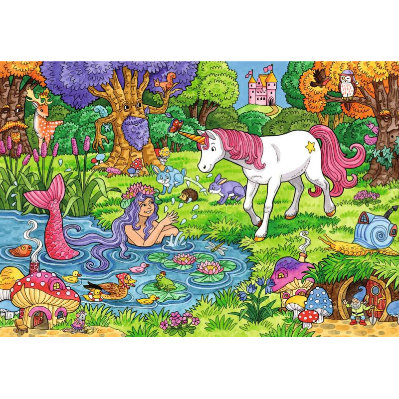 Puzzle Bosque Mágico 2x24 Pzs