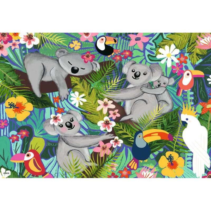 Puzzle Koalas Y Perezosos 2x24 Pzs
