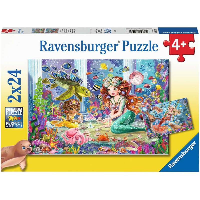 Puzzle Sirenas Hechizantes 2x24 Pzs De Ravensburger