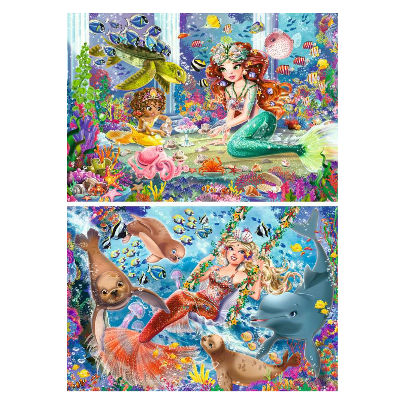 Puzzle Sirenas Hechizantes 2x24 Pzs