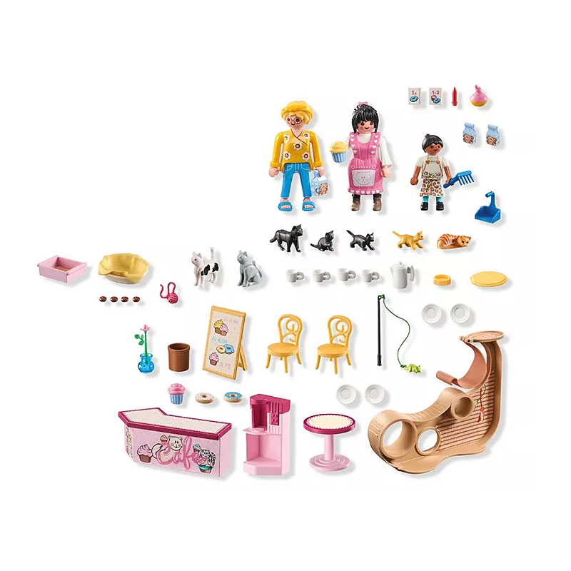 Playmobil Cafetería Para Gatos