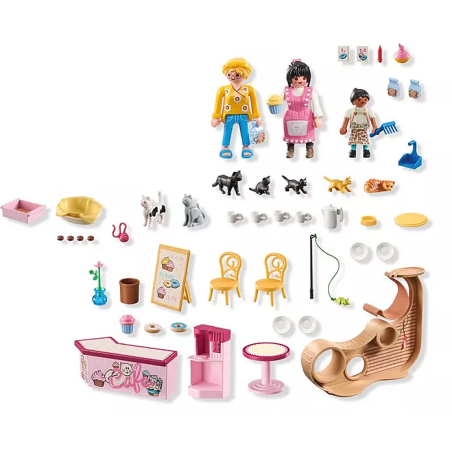Playmobil Cafetería Para Gatos