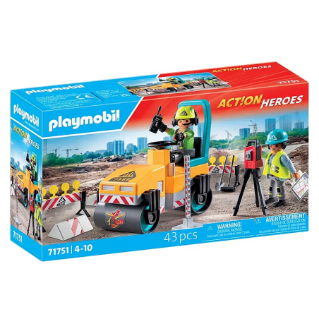 Playmobil Construcción De Carreteras