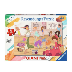 Clase De Baile Giant Floor 60 Pzs De Ravensburger