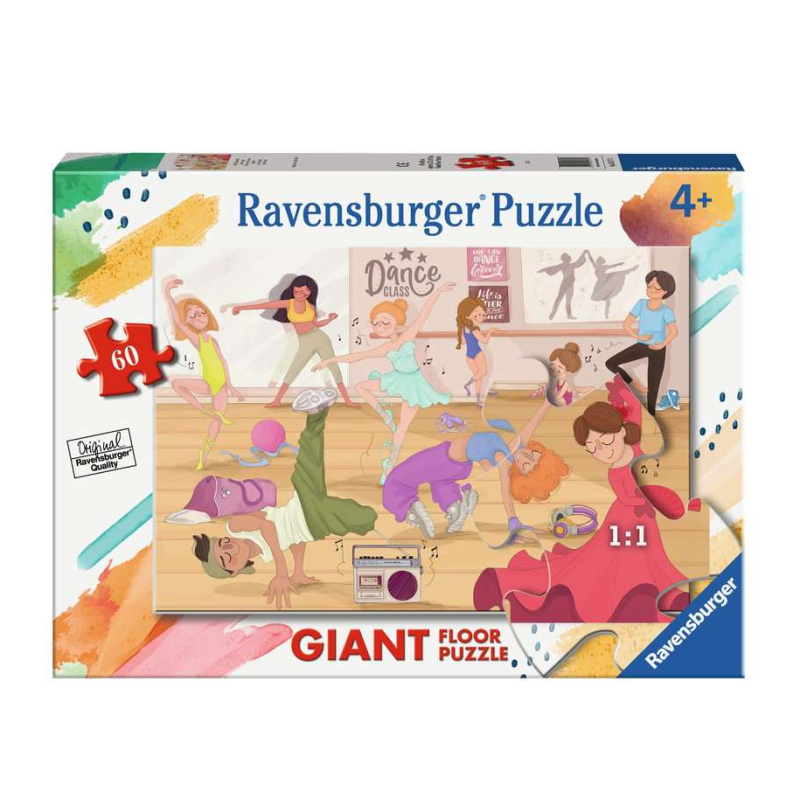 Clase De Baile Giant Floor 60 Pzs De Ravensburger