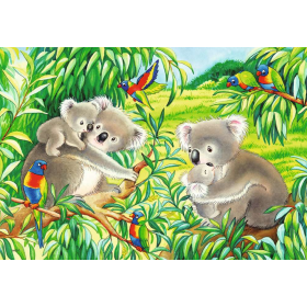 Puzzle Dulce Koala Y Panda 2x24 Pzs De Ravensburger 2