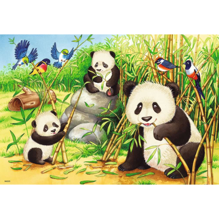 Puzzle Dulce Koala Y Panda 2x24 Pzs