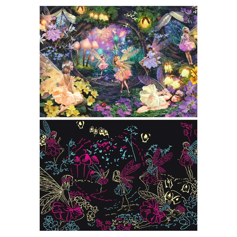 Puzzle El Bosque De Las Hadas 100 Pzs Xxl