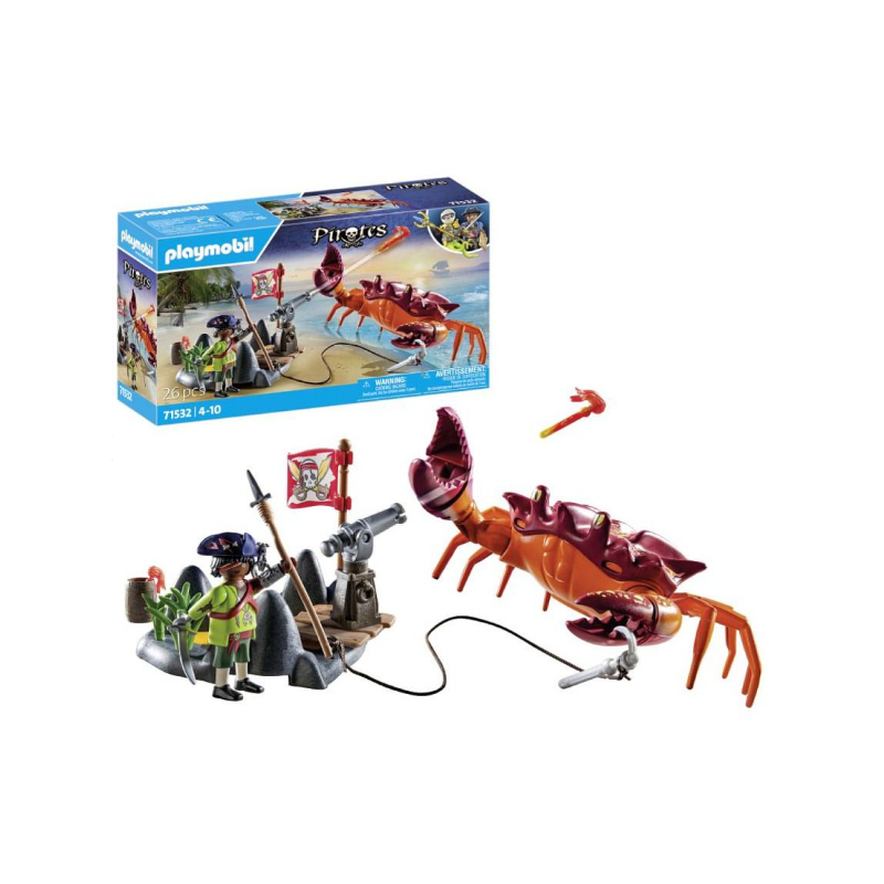 Playmobil Batalla Con El Cangrejo Gigante