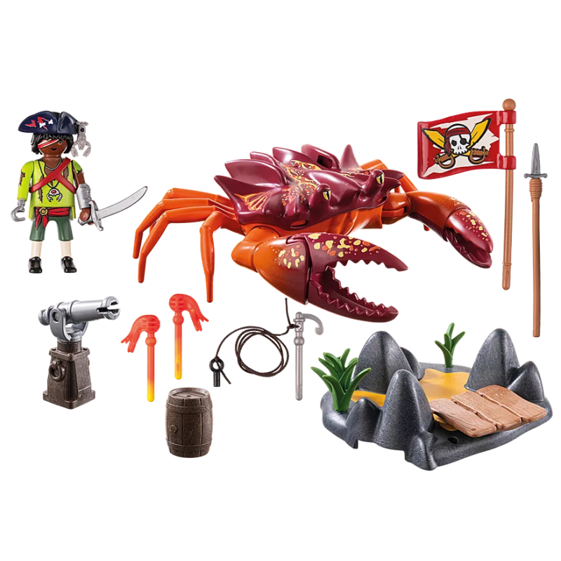 Playmobil Batalla Con El Cangrejo Gigante