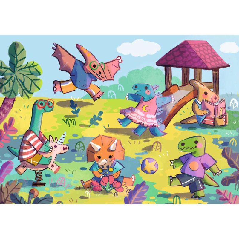 Puzzle Dinosaurs Giant Floor 24 Pzs