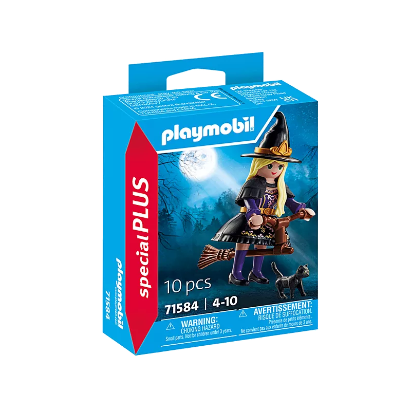 Playmobil Bruja Con Gato