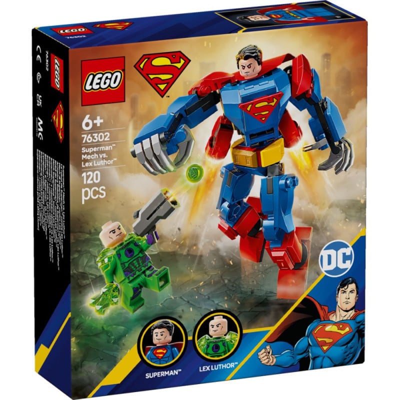 LEGO Superheroes DC Armadura Robotica de Superman VS Lex Luthor