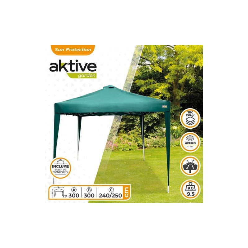 Cenador Plegable con Chimenea