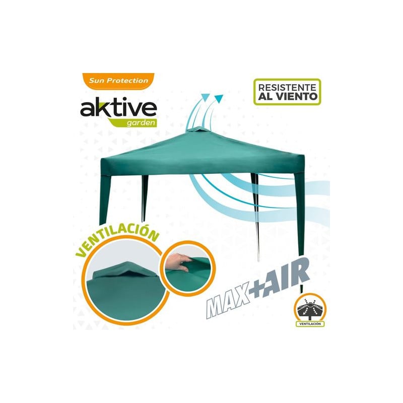 Cenador Plegable con Chimenea