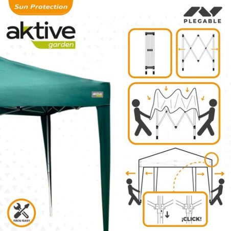 Cenador Plegable con Chimenea