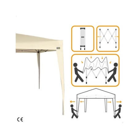Cenador Plegable 300x300x240 Cm