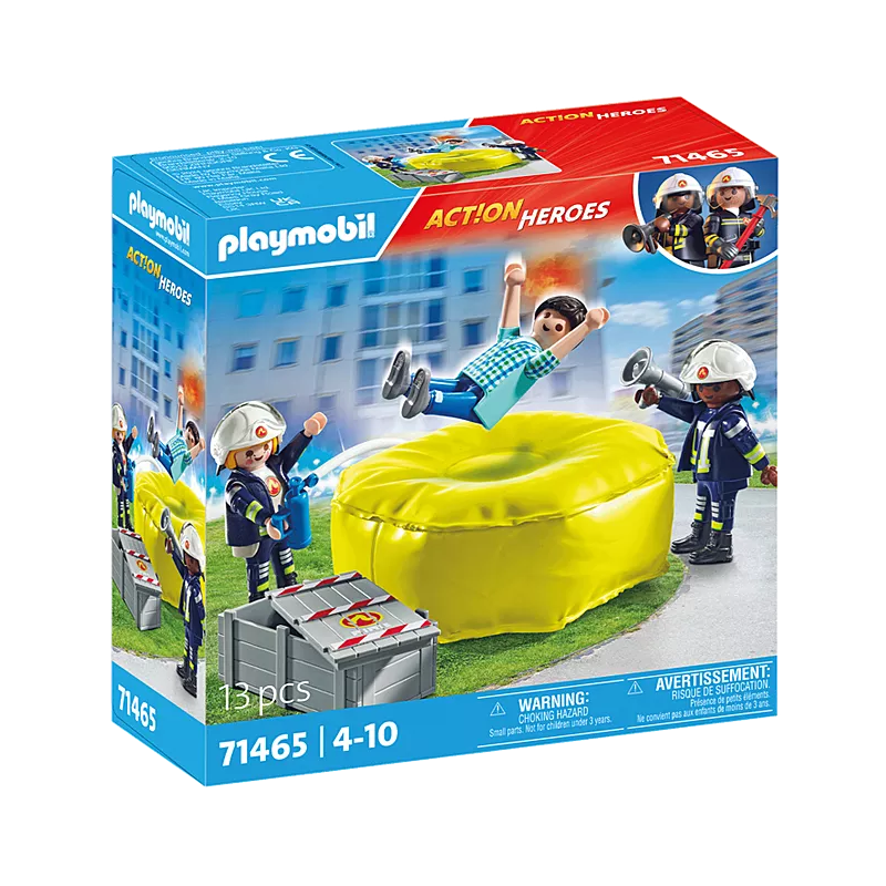 Playmobil Bomberos Con Colchoneta