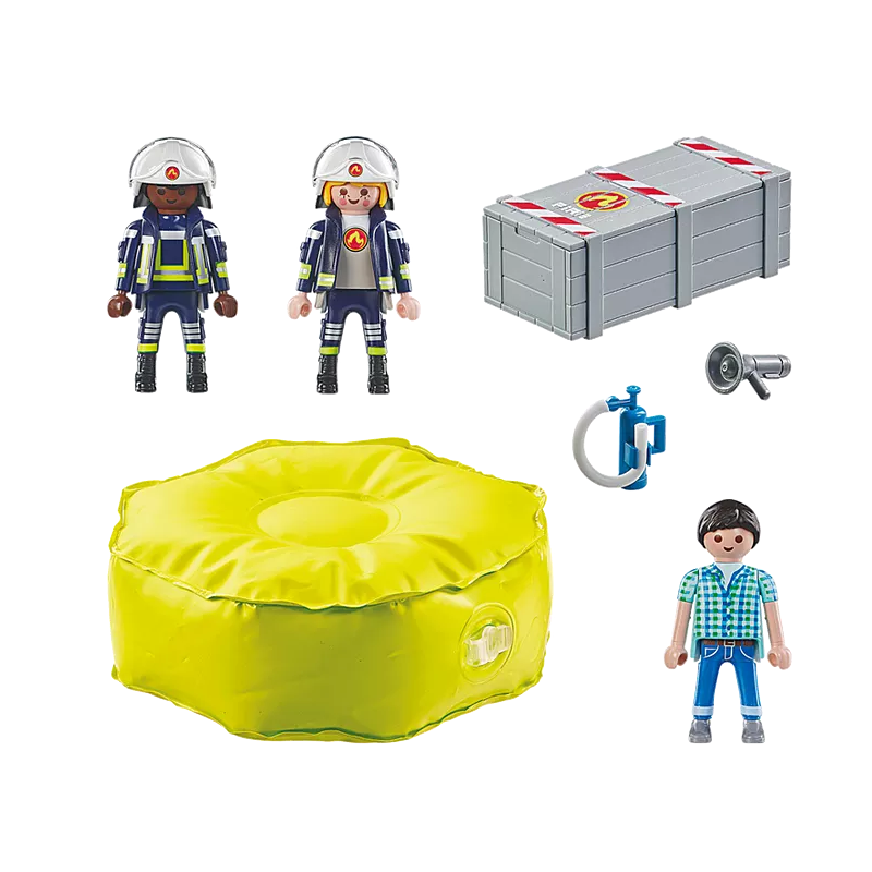 Playmobil Bomberos Con Colchoneta