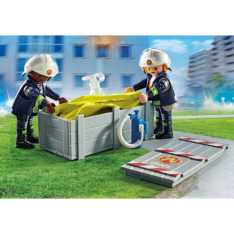 Playmobil Bomberos Con Colchoneta